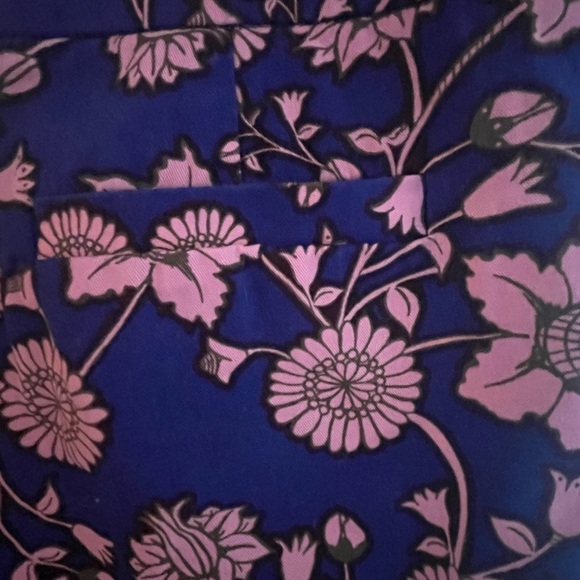J. Crew Blue And Pink Floral Chino City Fit Shorts Side Zipper, 14 - Picture 4 of 9
